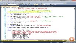 آموزش SQL بهینه شدن پروسیجر ذخیره سازی قسمت 85