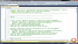 آموزش SQL بهینه شدن پروسیجر ذخیره سازی قسمت 21