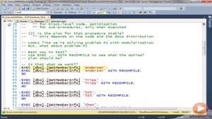 آموزش SQL بهینه شدن پروسیجر ذخیره سازی قسمت 55