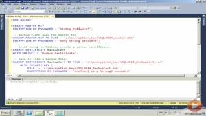 حفظ امنیت و رمزگذاری پایگاه داده SQL سرور قسمت 63