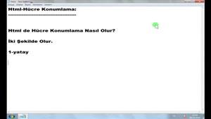 آموزش HTML به زبان ترکی قسمت 31
