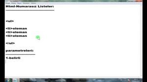 آموزش HTML به زبان ترکی قسمت 9