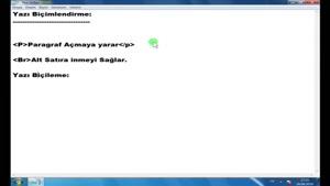 آموزش HTML به زبان ترکی قسمت 6