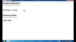 آموزش HTML به زبان ترکی قسمت 5