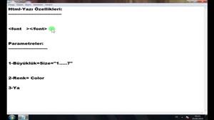 آموزش HTML به زبان ترکی قسمت 21