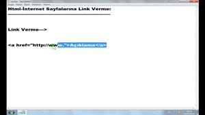 آموزش HTML به زبان ترکی قسمت 15