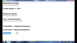 آموزش HTML به زبان ترکی قسمت 20