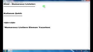 آموزش HTML به زبان ترکی قسمت 8