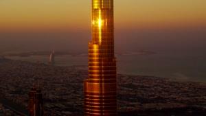 پرش آزاد از برج خلیفه - کیفیت 4k