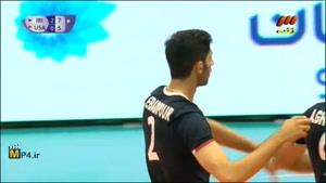 لیگ جهانی والیبال ۲۰۱۵ - ایران و آمریکا- ست سوم