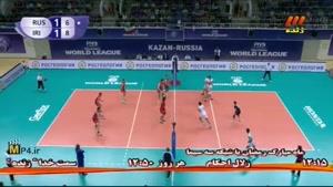 لیگ جهانی والیبال ۲۰۱۵ - ایران و روسیه - ست سوم