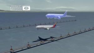 انیمیشن سقوط بویینگ 777