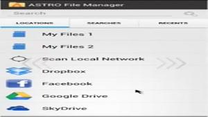 معرفی برنامه ASTRO File Manager