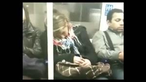 خوابیدن در مترو=ضایع شدن!!!