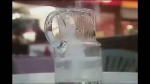 دوربین مخفی حرکت آب در لیوان