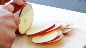 تزیین زیبا و ساده برای سیب