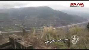 فیلم/تسلط ارتش سوریه بر مناطق جدید در حومه لاذقیه