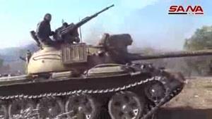فیلم/گسترش دامنه مناطق تحت کنترل ارتش سوریه در حومه لاذقیه