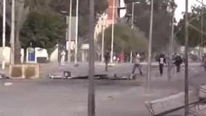فیلم/شعله های اعتراضات در تونس زبانه کشید