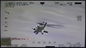 لحظه حمله هلیکوپترهای روسی به مواضع تروریست‌های سوریه