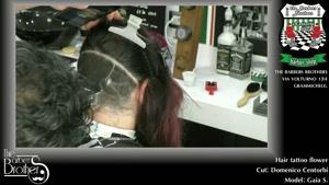 Tutorial Hair Tattoo Flower - The Barbers Brothers #Grammichele