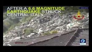 خسارت های وارد شده به مناطق مرکزی ایتالیا بر اثر زلزله
