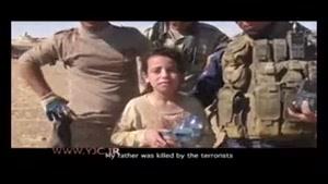 دختر نجات‌ یافته از چنگال تکفیری های داعش/ می‌خواهم پایتان را ببوسم