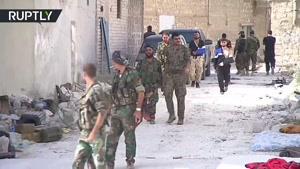 فیلم/عملیات ارتش سوریه ضد گروههای مسلح در شمال حلب