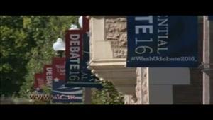 آماده شدن دانشگاه واشینگتن برای دومین مناظره ترامپ و کلینتون