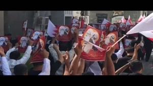 فیلم/تظاهرات ضد دولتی مردم بحرین در «الدراز»