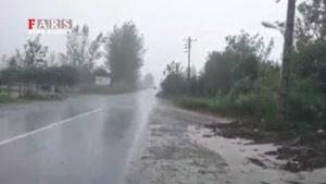 بارندگی شدید در مازندران