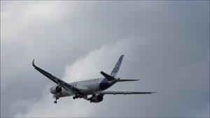 تست هواپیمای ایرباس A350 هواپیمایی قطر