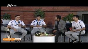 گفتگو با طاهری،طیبی و حسن‌زاده پس از بازگشت تیم ملی فوتسال