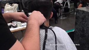 Men's Haircut Clipper freehand Class: Straight hair: very good!
