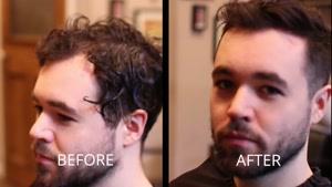 Men’s Fade Haircut | For Curly Hair