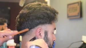 HOW TO: Pompadour w/ Low Taper Bald Fade & Beard | Men's Haircut Tutorial | HD - 4k