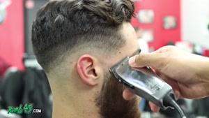 Disconnected Undercut ★ Sergio Ramos Hair - How to do Side Part Fade Haircut with Razor Beard! Video