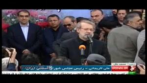 لاریجانی: رسانه ملی باید به داشتن امثال شهید خزایی‌ها ببالد