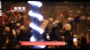  خشونت پلیس یونان علیه معترضان به حضور اوباما
