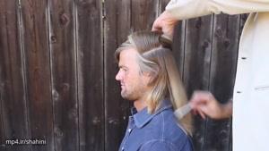 MEN'S HAIRCUT - Men's long hair cut