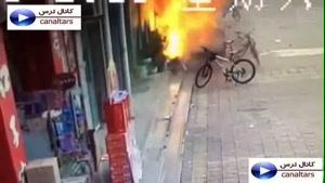 انفجار و اتش سوزی در چین
