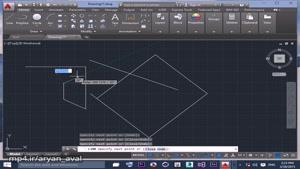 آموزش اتوکد 2016 نرم افزار نقشه کشی ساختمانی درس سوم