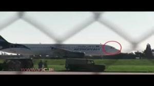 موضع‌گیری نیروهای امنیتی در برابر هواپیمای ربوده شده لیبی 