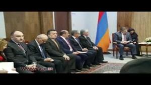 استقبال رسمی رئیس جمهور قزاقستان از روحانی 
