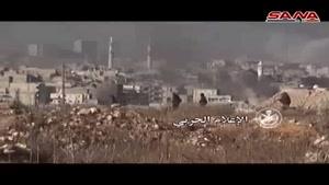 فیلم/ نبرد ارتش سوریه با تروریستها در شرق حلب