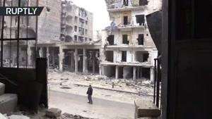 فیلم/کشفیات ارتش سوریه در پایگاه تروریستها در شرق حلب