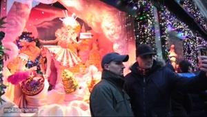 جشنواره نور و رنگ و موسیقی در نیویورک به مناسبت میلاد مسیح