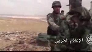 فیلم/بازدید وزیر دفاع سوریه از مناطق عملیاتی در حومه حمص