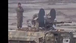 فیلم/حملات ارتش سوریه به مواضع تروریست ها در درعا
