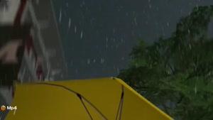 ابداع چتری که با فشار هوا جلوی باران را می‌گیرد